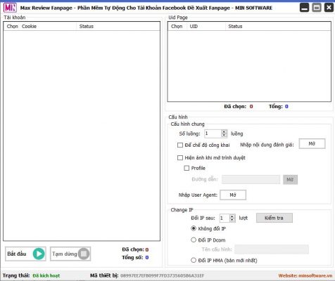 Tool Max Review Page - Phần mềm thêm đánh giá cho fanpage facebook Tool Max Review Page - Phần mềm thêm đánh giá cho fanpage facebook