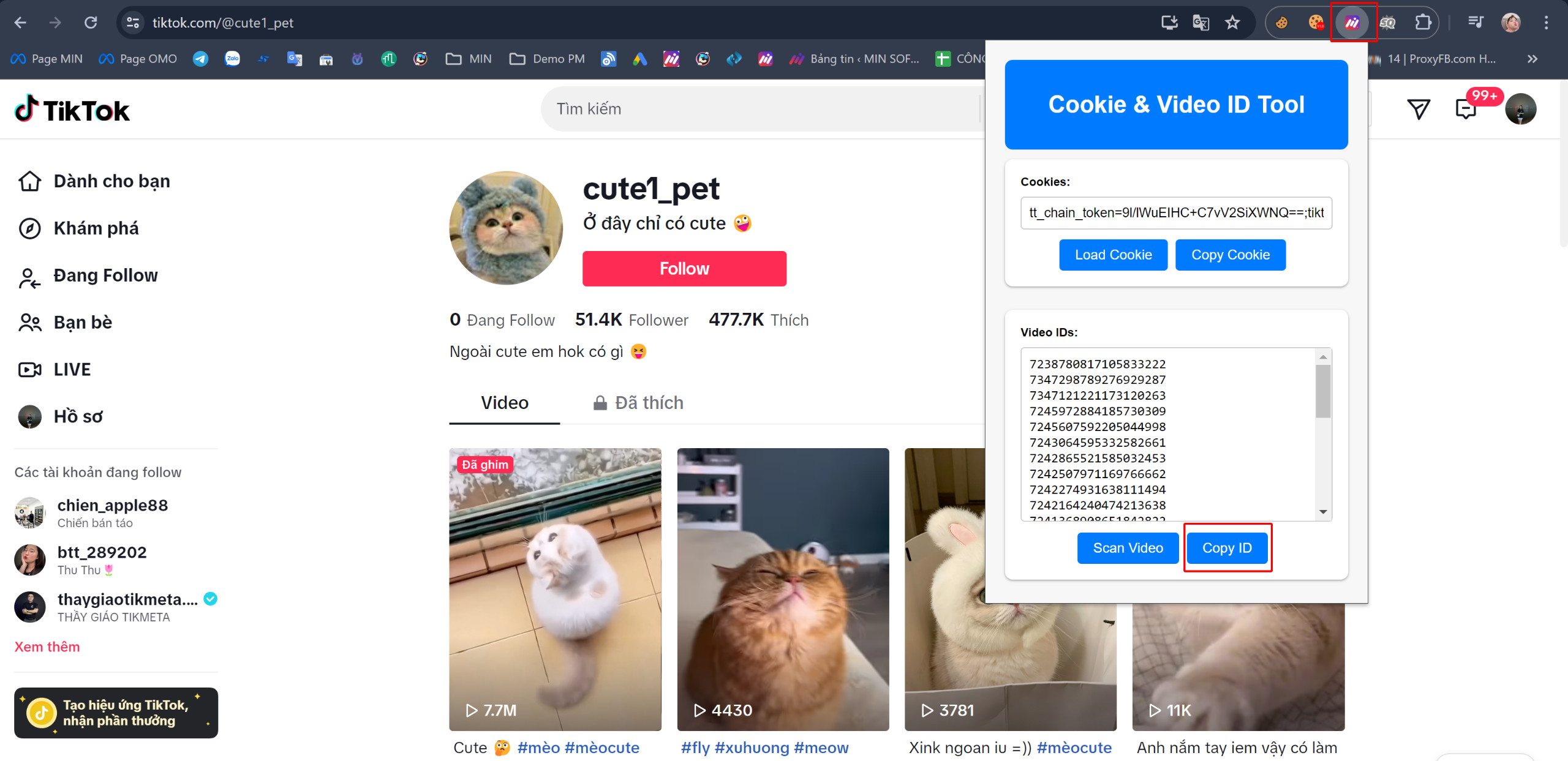 Cách Download Video Tiktok Không Logo Hàng Loạt